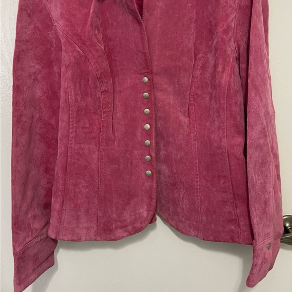 Live a Little Leather Suede Pink Jacket - Picture 6 of 6